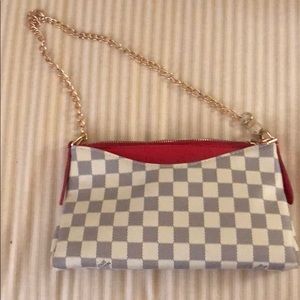 Checkered small purse